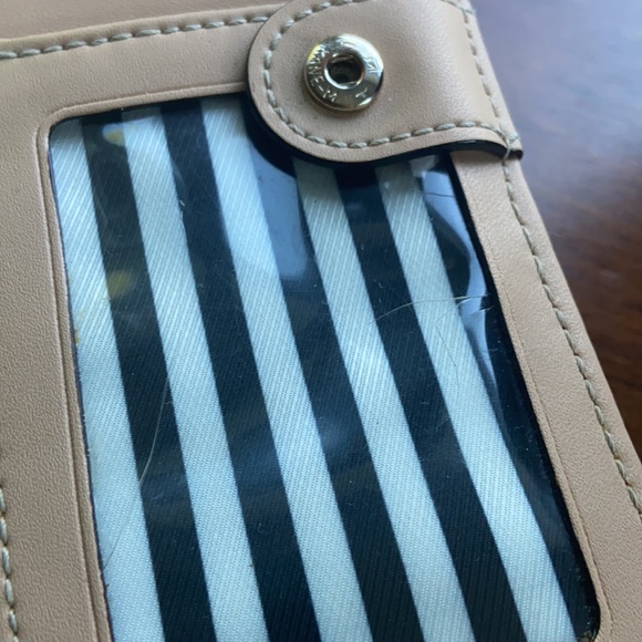 Kate Spade Staci Colorblock Bifold Beige Wallet - Picture 8 of 16